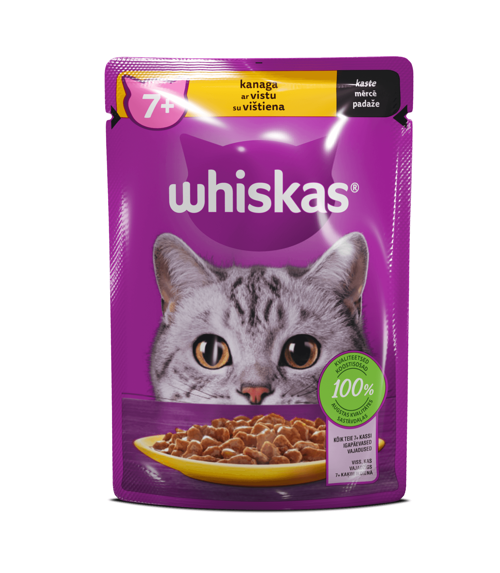 senior ar cāļa gaļu, 85g